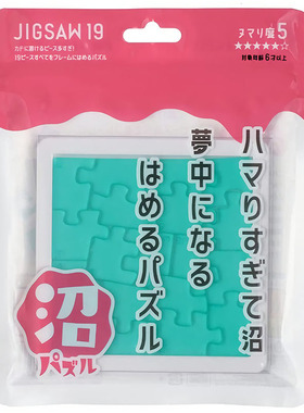 Hanayama 拼图Jigsaw 19益智烧脑解谜日本进口正版塑料玩具Puzzle