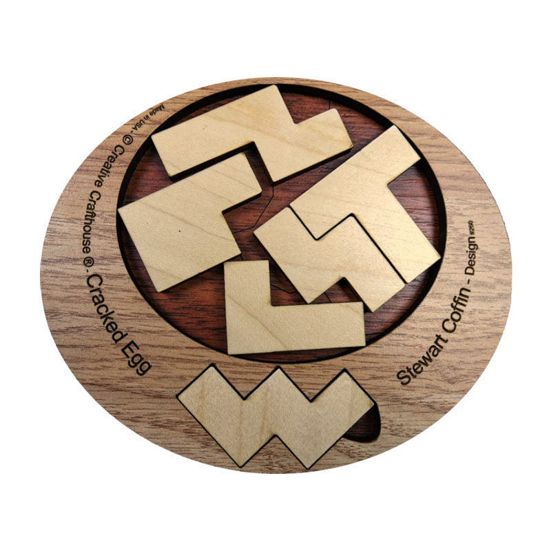CrackedEgg裂纹蛋木质烧脑拼图