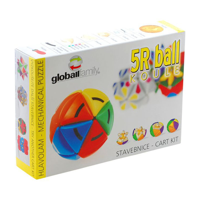 globallfamily球形拼装魔方5r ball捷克五魔球儿童益智玩具kouble