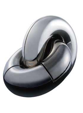 Hanayama 连Donuts魔金Cast Puzzle日本金属解锁益智烧脑解谜玩具