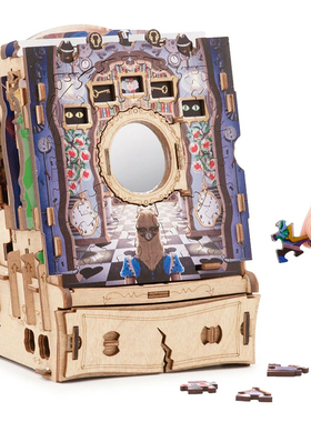 iDventure爱丽丝的梦游仙境木质机关盒益智类烧脑解谜玩具Puzzle