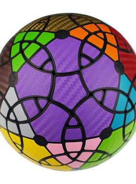 VeryPuzzle斜三十面V1-F1 魔方黑色贴纸异形球体益智玩具30轴收藏