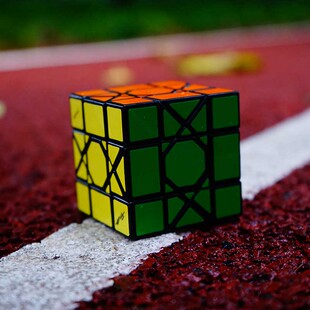 开尔文Calvin 八星魔方混元三阶捆绑太阳 高难度异形魔方益智玩具