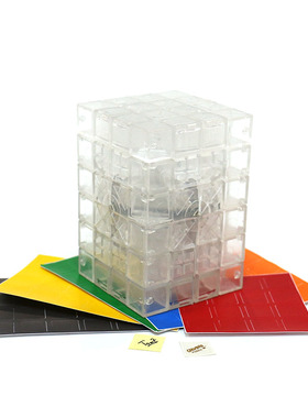 Calvin 开尔文446魔方透明限量版 TomZ 4x4x6 Cuboid 不等阶异形