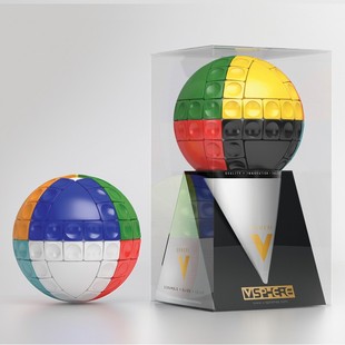 希臘VCUBE 高難度異形益智玩具 SPHERE 劃片球魔方劃塊類puzzle