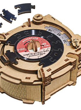 iDventure唱片机Record Player木质机关盒礼物入门Puzzle烧脑谜题