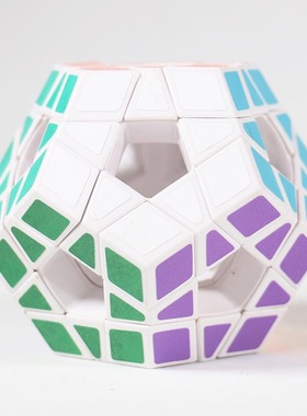 Meffert 空心五魔方 Holey Megaminx 黑底白底贴纸贴片五魔 稀有