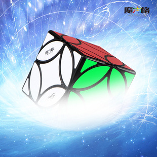 奇艺魔方格铜币魔方铜钱异形黑白彩色圆盘转角儿童益智玩具初学者