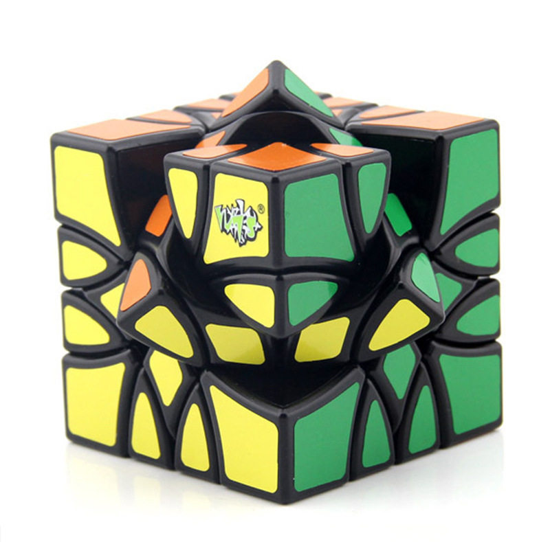 蓝蓝马赛克魔方八轴异形转角黑色斜转顺滑高难度儿童成人益智玩具