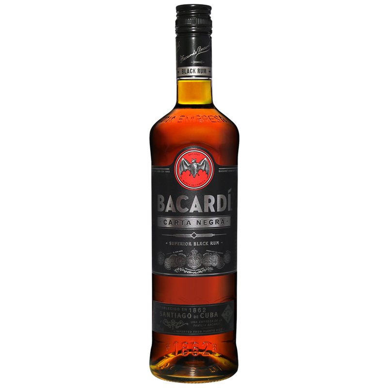百加得(Bacardi) 黑朗姆酒鸡尾酒基酒酒吧烘焙500ml/750ml 瓶装怎么看?