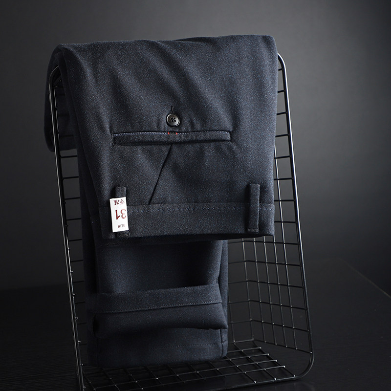 轻商务系列！加厚磨毛！弹力舒适！秋冬新款男士修身剪裁休闲长裤,男装,休闲裤,淘宝优惠券,粉丝福利购,淘宝优惠卷