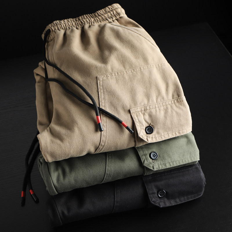 整单大牛！美式复古！加绒加厚！秋冬男士防风保暖多袋束口休闲裤,男装,休闲裤,淘宝优惠券,粉丝福利购,淘宝优惠卷