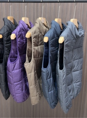男女装空气棉服背心便携式无袖立领马甲棉衣25秋冬新款外套483632