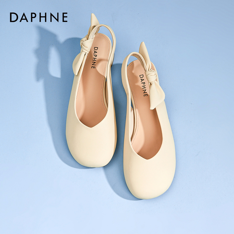 达芙妮女鞋软底不累脚包头凉鞋