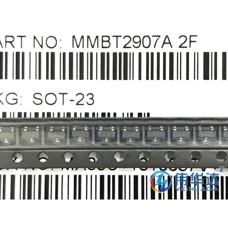 贴片三极管 MMBT2907A 2N2907 丝印:2F SOT-23 国产 3000只/盘