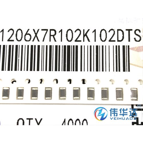 贴片电容 1206 102K 1NF 1KV 1000V 3216 1000PF 10% 原装现货