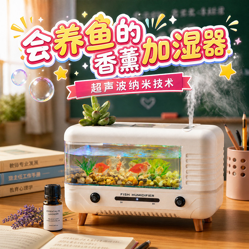 桌面摆件客厅办公室家居好物创意情绪稳定器香薰加湿器生日礼物女