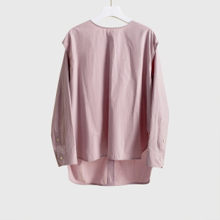 藏肉显瘦春夏RRT2033 极简风心机宽松版 瑟lin同款 气质女衬衫