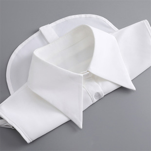 秋冬春季假领子女百搭假领档毛衣内搭白色衬衣领尖领翻领娃娃领