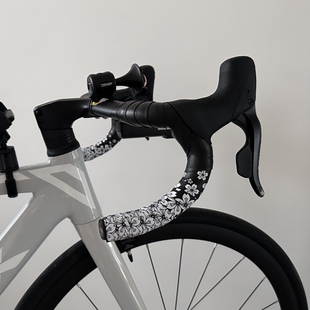 樱花公路车把带黑色渐变木乃伊NPY弯把绑带骑行装备减震吸汗防滑