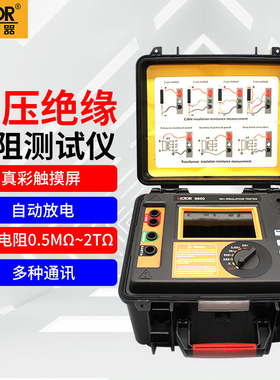 胜利VC9600B/S超高压绝缘电阻测试仪器5000V数字兆欧表10000V摇表