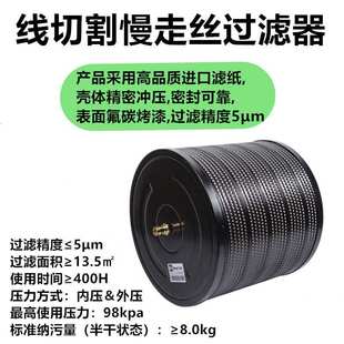 线切割牧野西部汉奇同方过滤网TW43滤芯340x20x300mm