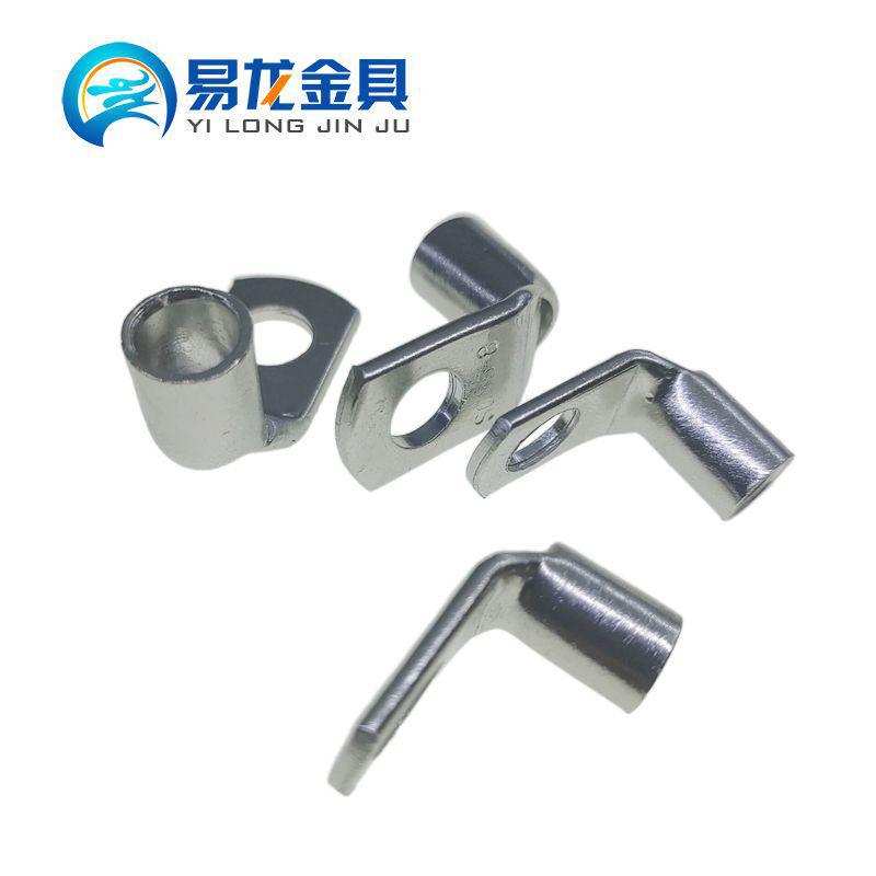 新能源T90度窥口铜鼻子直角L型折弯铜鼻接线铜管端子铜线耳线鼻子