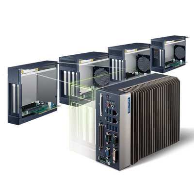 研华嵌入式工控机MIC-7700H/i3 6100/8G内存计算机 可扩展PCI主机