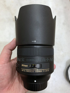 适用尼康 85 1.8 G 遮光罩卡口85mm 1.8G  F1.8可反扣镜头 HB-62