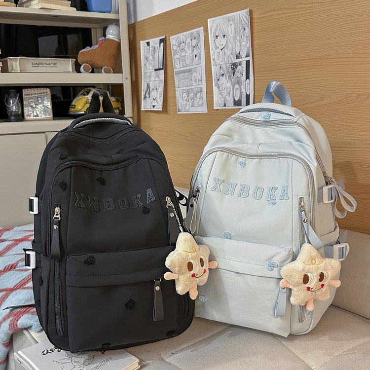 书包初中生女孩轻便高颜值大容量双肩包高中小学生三到六年级背包,箱包皮具/热销女包/男包,双肩背包,淘宝优惠券,粉丝福利购,淘宝优惠卷