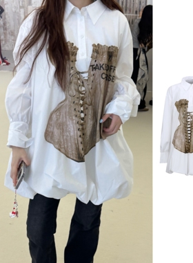 现货秒发 YCH 官方授权 25AW鱼骨衬衫裙