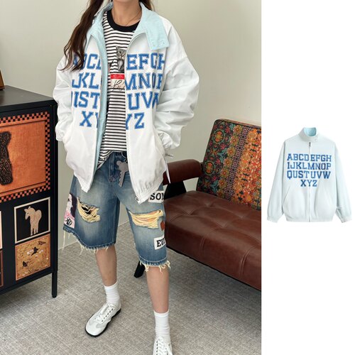 CHEERiUPi  官方授权26FW  字母歌两面穿夹克外套 CUU26FWWT435