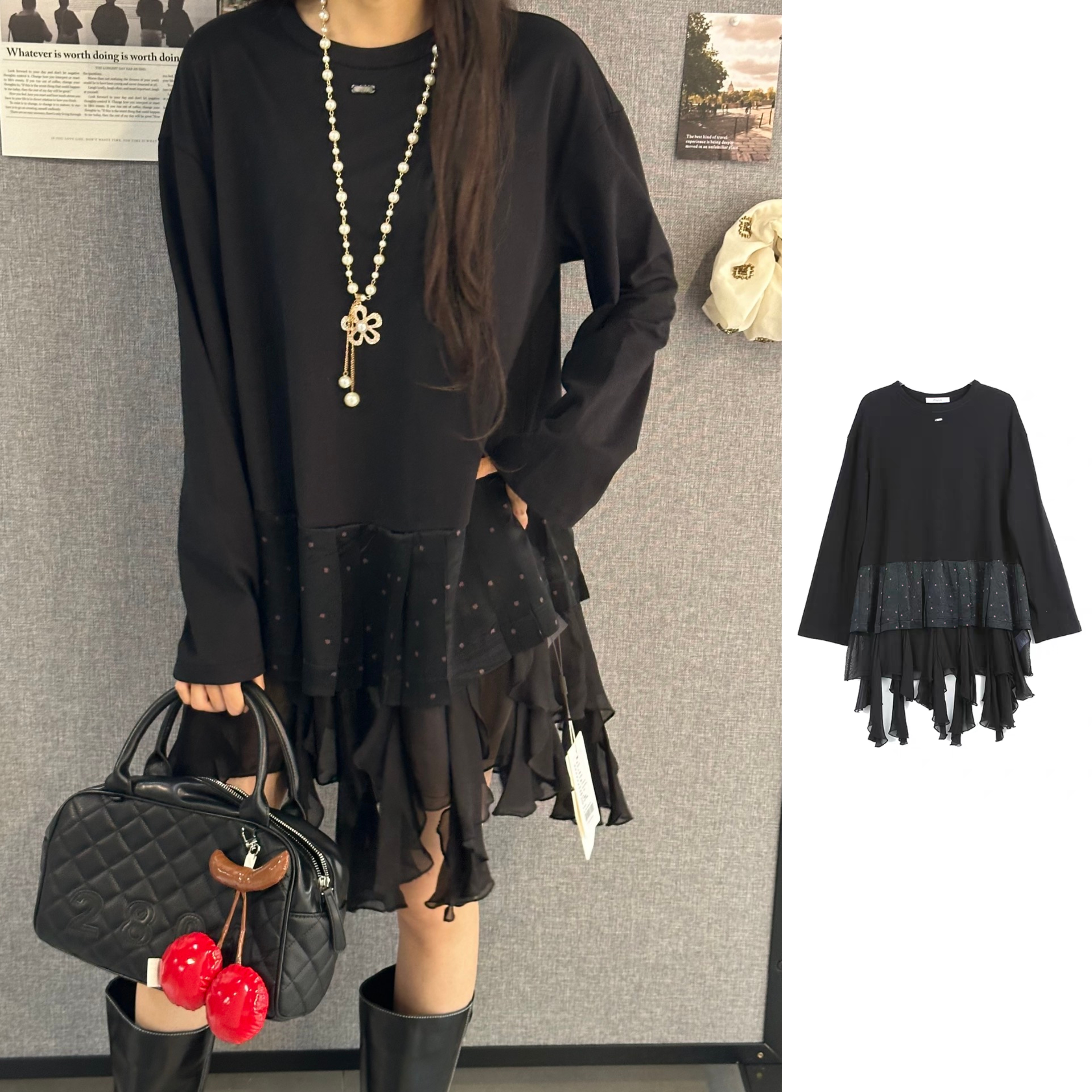 现货秒发 ASYUS 官方授权 26PS拼接上衣