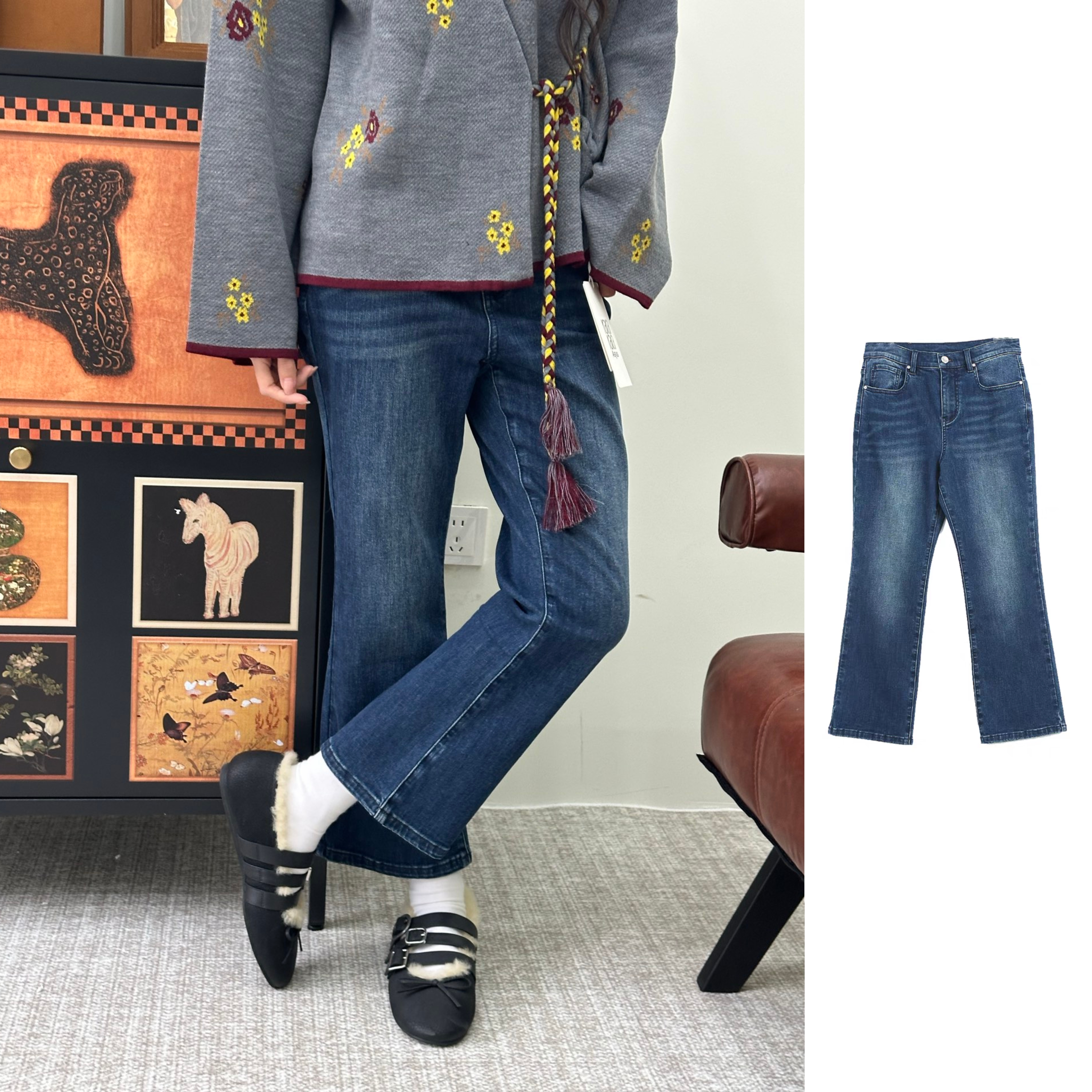 现货秒发 ASYUS 官方授权 26PS修身牛仔裤