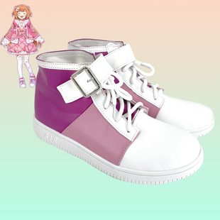 彩虹社云母玉子cos鞋定做3834动漫游戏人物角色扮演cosplay鞋定制