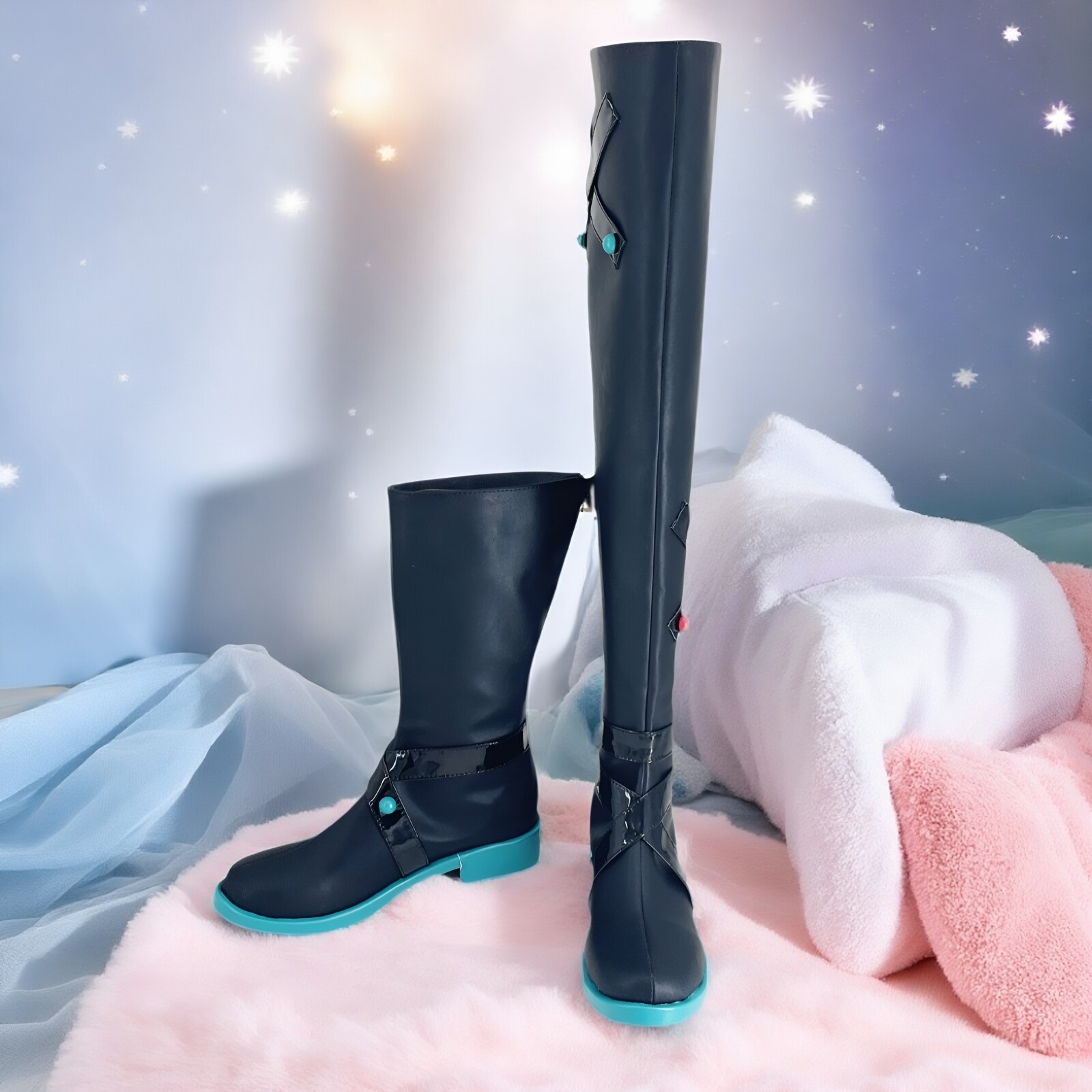 初音未来剧场版cos鞋定做