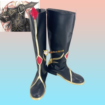 原神愚人众队长卡皮塔cos鞋