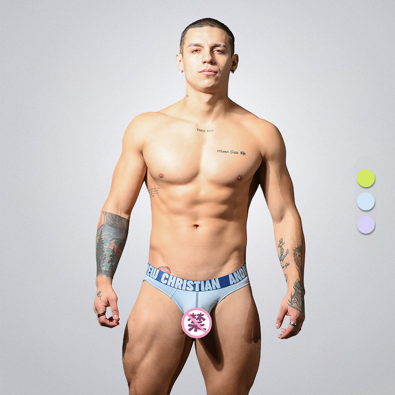 ANDREW CHRISTIAN 性感男士三角内裤棉高弹透气U凸囊袋显大 93594