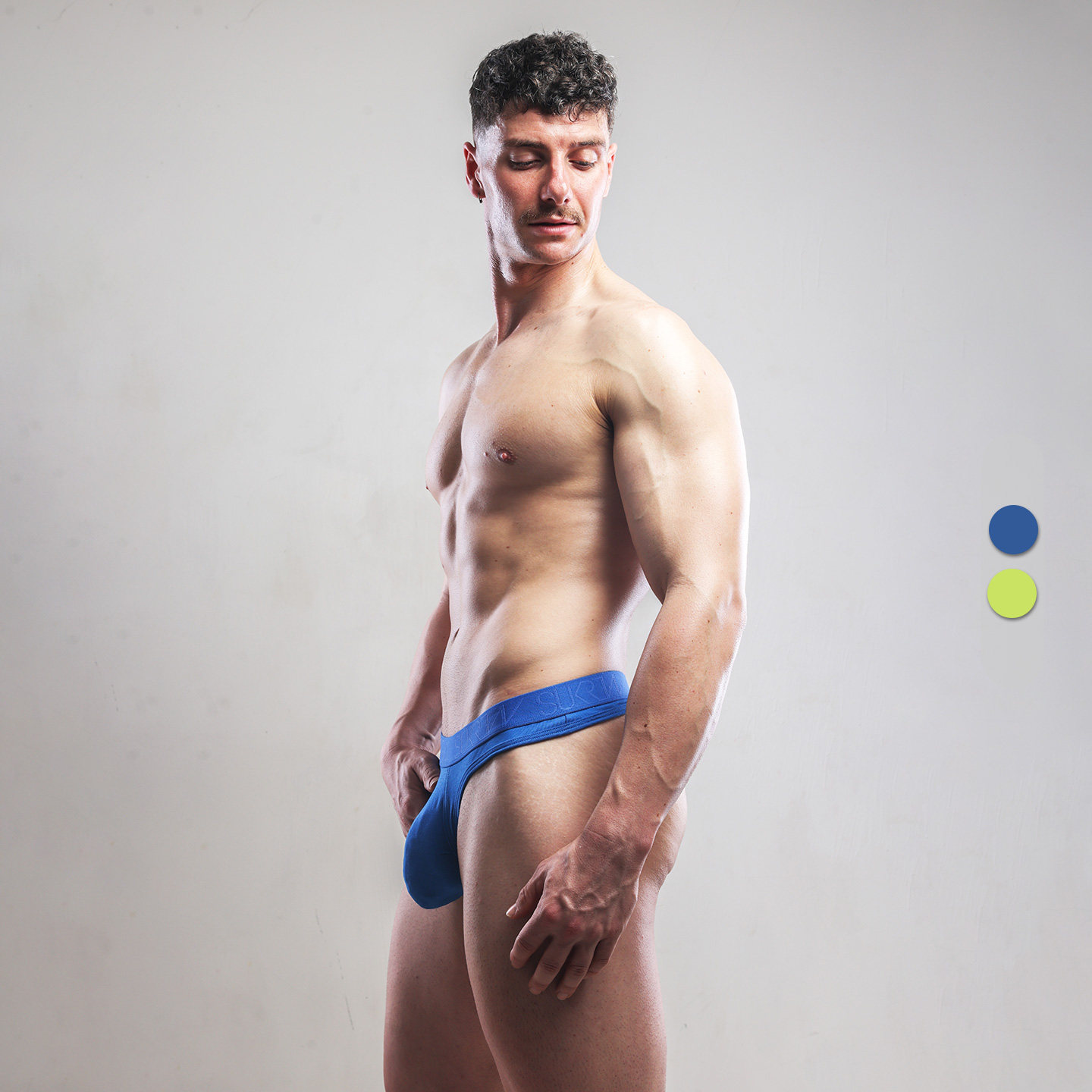 英国Sukrew 性感男士丁字裤棉高弹透气舒适立体激凸大囊袋运动STH