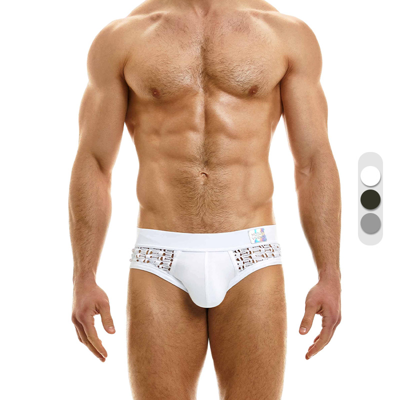 ModusVivendi男士三角内裤镂空