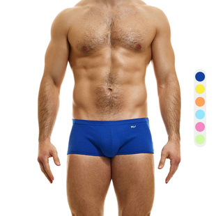 Modus Vivendi 简约男士平角内裤四角裤螺纹棉性感舒适弹力 04022