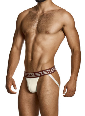 Modus Vivendi 亚麻磨毛做旧性感男士双丁内裤U凸囊袋运动 27512