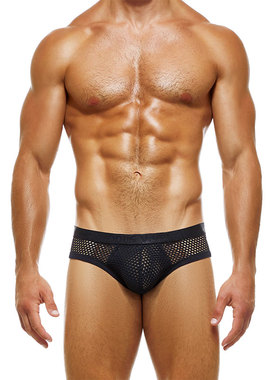 ModusVivendi网眼男士三角内裤性感运动弹力立体U凸透视囊袋06113