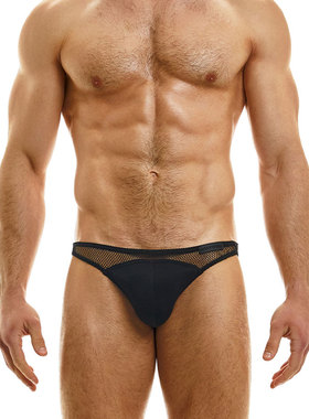 ModusVivendi 男士三角内裤立体囊袋性感低腰网眼透视拼接 03313