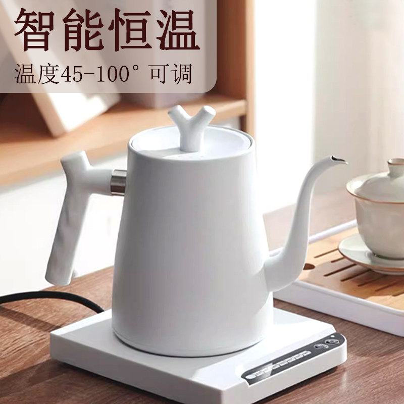 烧水壶泡茶专用不锈钢电热恒温保温冲茶咖啡煮温控手冲壶2024新款
