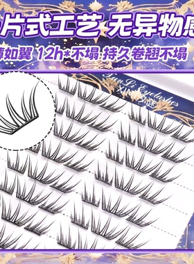蓝眼泪大容量分段假睫毛