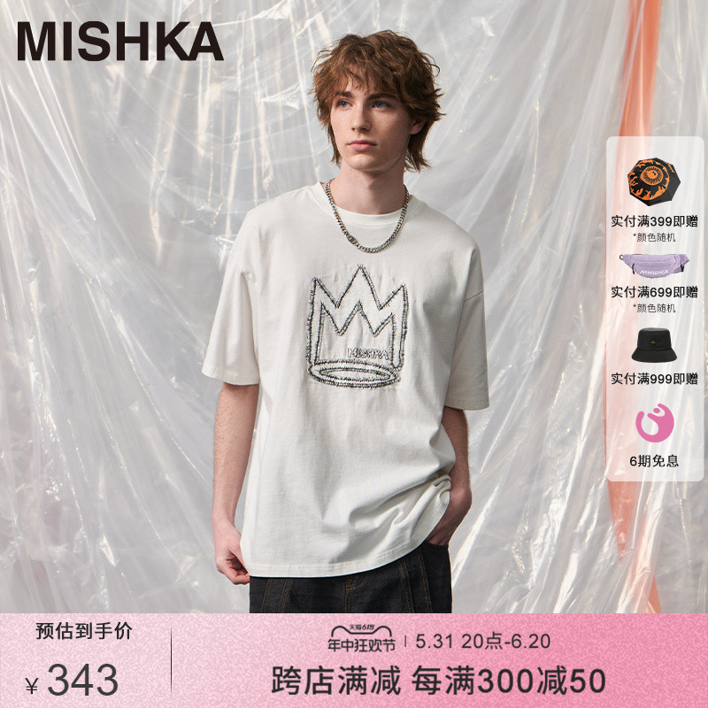 T恤打底衫MISHKA美式复古