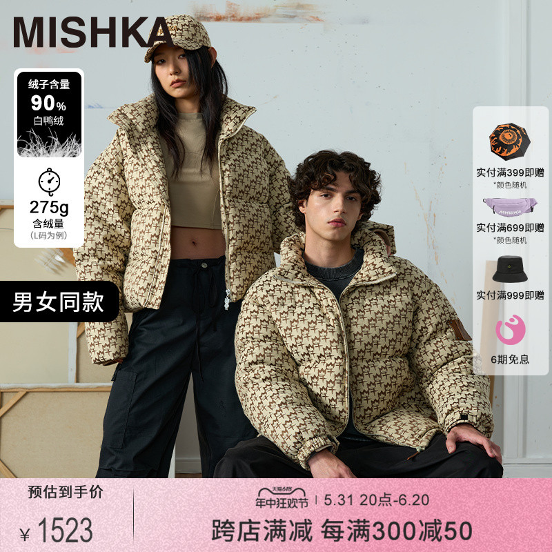 mishkanyc复古白鸭绒羽绒服