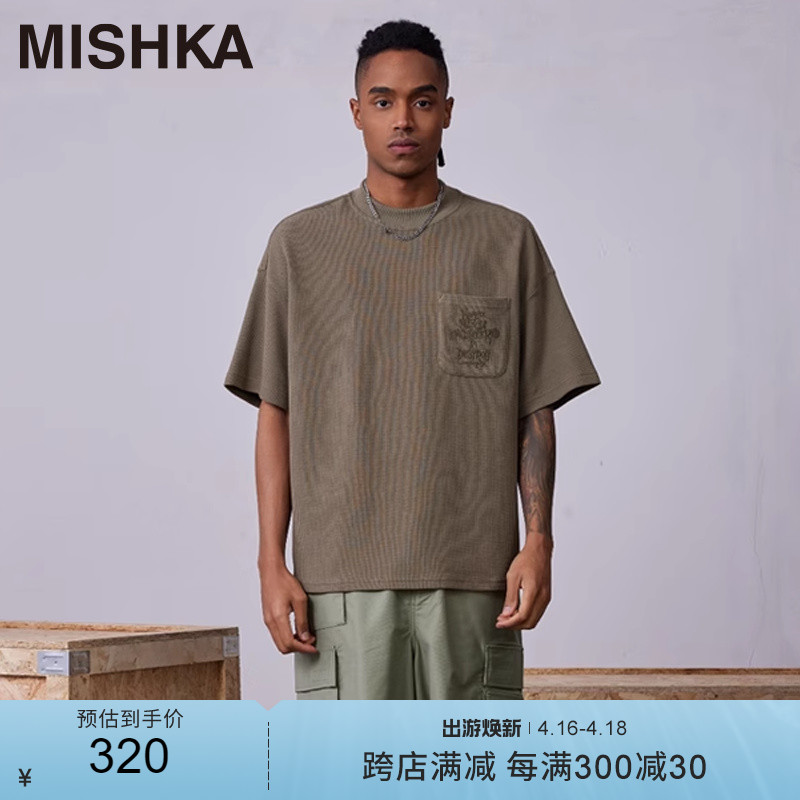 Mishka大眼球短袖男士T恤