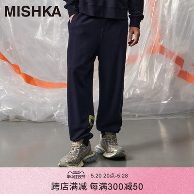 mishka卫裤直筒版型卫裤